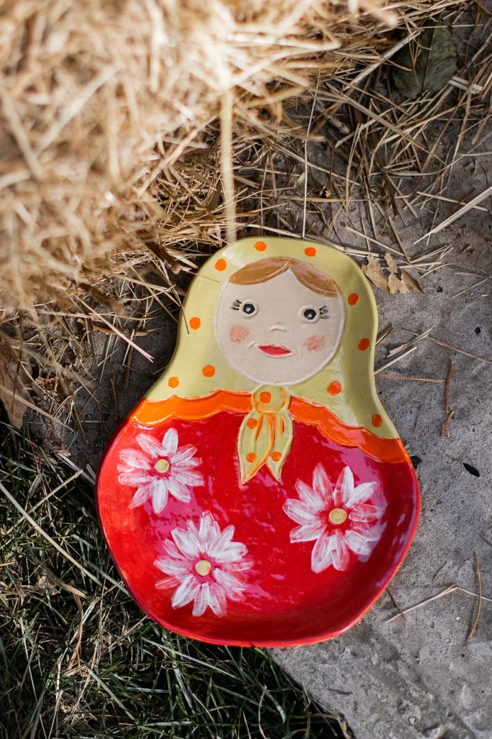 Тарелка "Матрешка" фото 1