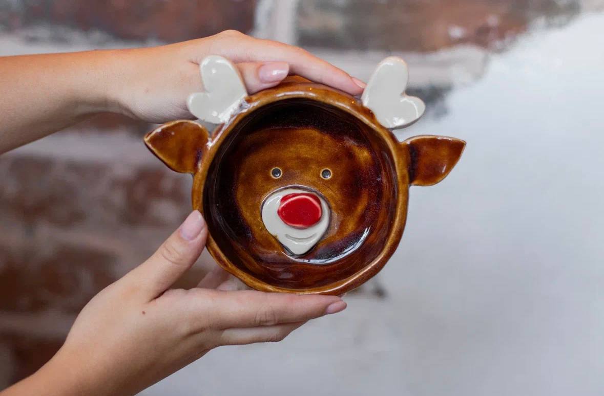 6+ Мисочка Оленёнок  фото 1